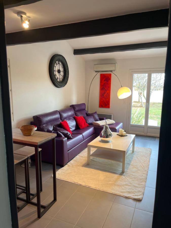 Charmant Studio Independant Proche Mer Parking Prive Mireval Luaran gambar
